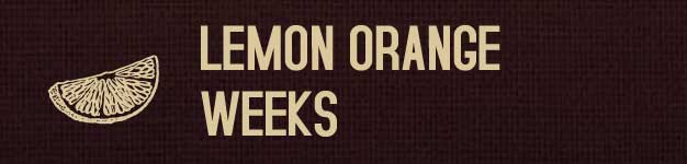 Lemon Orange Weeks